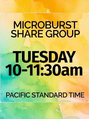 CLOSED‼️💛 TUE 10-1130am PST MICROBURST Share Group
